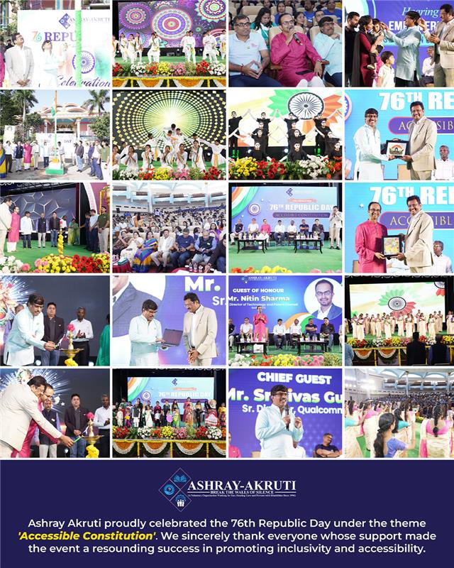 Ashray Akruti’s 76th Republic Day – Vision for an Accessible Constitution 