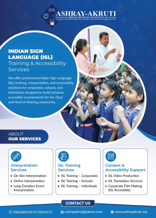 ISL Training & Accessibility Services - Flyer